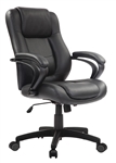 Pembroke LE522 Mid Back Leather Manager Chair by Eurotech