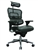 Ergohuman Black Leather and Mesh Office Chair LEM4ERG by Eurotech