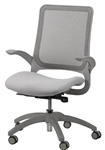 Hawk Series Gray Mesh Back Office Chair by Eurotech Seating