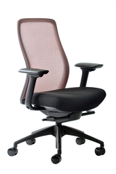 Vera Bittersweet Red Mesh Back Office Chair by Eurotech Seating