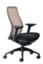Vera Marigold Orange Mesh Back Office Chair by Eurotech Seating