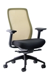 Vera Dandelion Yellow Mesh Back Office Chair by Eurotech Seating