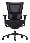 iOO High End Ergonomic Black Mesh Office Chair by Eurotech Seating