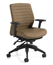 Aspen Leather Office Chairs 2852LM-3 by Global