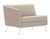 Wind Linear Series Right Arm Vinyl Lounge Chair 3361RLM by Global