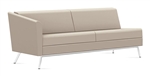 Wind Linear Series 3363RLM Vinyl Sofa with Single Right Arm by Global