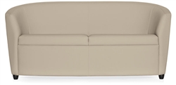 Sirena Series 2 Seat Leather Sofa 3373LM by Global