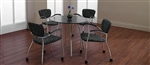 Wind Series 36" Round Meeting Table 3863 by Global