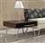 Wind Linear Series Side Table with Metal Legs 3879 by Global