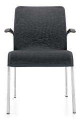 5941 Lite Series 4 Leg Mesh Guest Chair with Arms by Global
