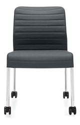 Global Total Office 5950C Lite Series Armless Mobile Side Chair