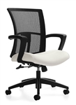 Vion 6322-4-C Mid Back Mesh Conference Chair by Global