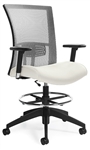 Global Total Office Vion Series Mesh Back Drafting Chair 6328-6