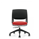 Global Novello 6401 Modern Armless Swivel Chair