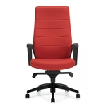 Global Luray Series High Back Leather Swivel Chair 6460LM-2