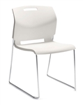 Popcorn Series Armless Stack Chair 6711 by Global