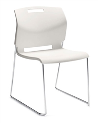 Popcorn Series Armless Stack Chair 6711 by Global