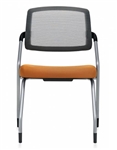 Global Spritz 6764 Mesh Back Side Chair with Flip Up Seat