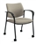 Sidero Arm Chair with Casters 6900C by Global