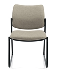 6903 Sidero Armless Sidechair with Sled Base by Global
