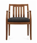 Mayne Series Vertical Wood Slat Guest Chair 8336T by Global