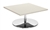 Jeo Series Square Top Coffee Table with Chrome Base by Global