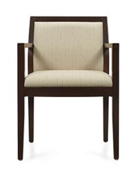 Layne Series Wood Reception Area Armchair 8525T by Global