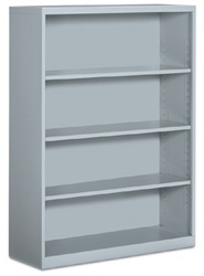 4 Shelf Metal Bookcase by Global