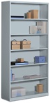 6 Shelf Metal Bookcase by Global