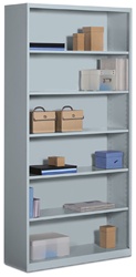 6 Shelf Metal Bookcase by Global