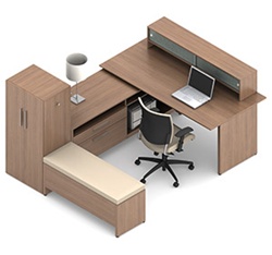 Princeton Modular Office Desk A1I by Global