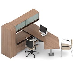 Princeton Executive Desk A1R by Global