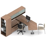 Princeton A1V Modular Executive Desk by Global