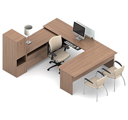 Princeton Executive Office Desk A3L by Global