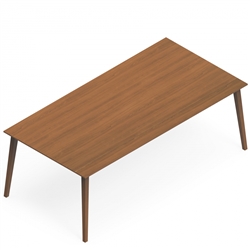 Global Corby Wood Veneer Executive Writing Desk