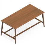 Global Corby Mid Century Modern Collaboration Table