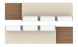 Ballara Seating Layout K by Global