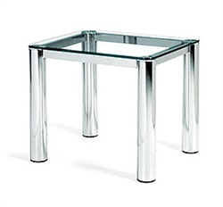 Modern Glass End Table XG3 by Global