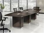 Z48120BE Zira Series Rectangular Boardroom Table by Global