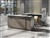 Zira Two Tone U Shaped Reception Desk by Global Total Office