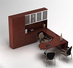Zira Executive Desk Configuration 15 by Global