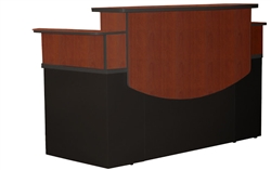 Rectangular Reception Desk CST26CCHBLK by Mayline