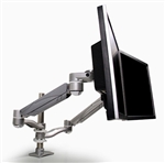 EZKC2 Dual Screen Pole Mounted Monitor Arm by Mayline
