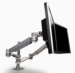 EZKC2 Dual Screen Pole Mounted Monitor Arm by Mayline