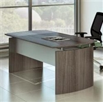 72" x 36" Gray Steel Laminate Medina Desk MND72LGS by Mayline