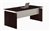 72" Straight Front Medina Desk with Mocha Finish by Mayline