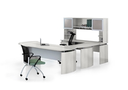 Medina Series MNT32TSS U Shaped Desk in Sea Salt by Mayline