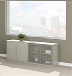 72" Medina Series Wall Cabinet with Textured Sea Salt Finish by Mayline