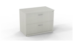 Mayline Medina Series Locking 2 Drawer Lateral File Cabinet with Sea Salt Finish