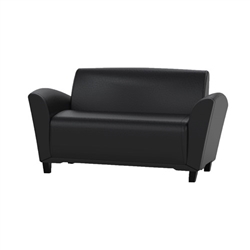 Santa Cruz Leather Settee VCC2 by Mayline